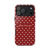 Custodia per telefono di lusso Clmj a pois Gesù ti ama per iPhone 17 16 15 14 13 12 11 X XS Air Pro Max Plus Copertura Posteriore a Doppio Strato