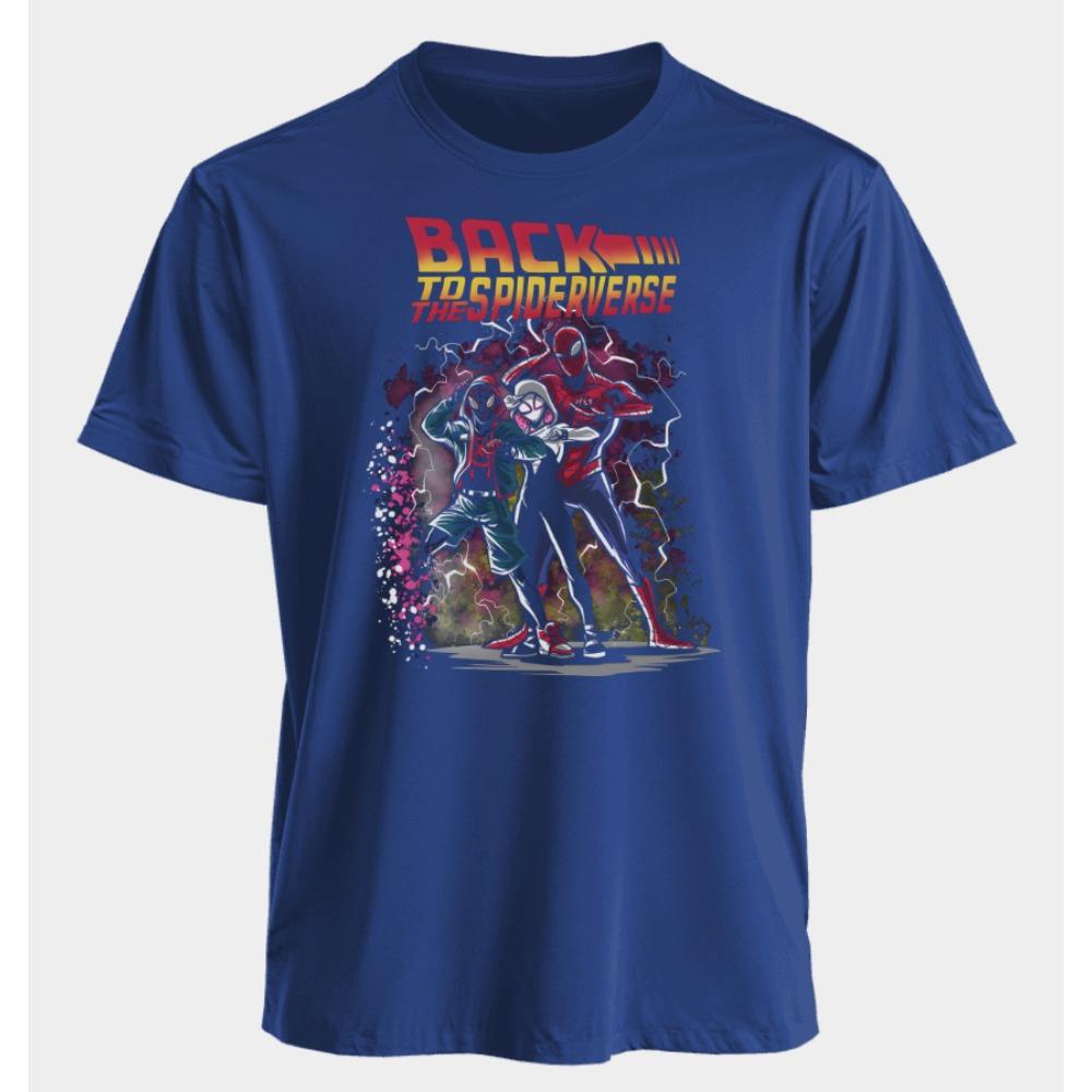 Pánská a dámská trička Spider-Man Léto Americké Jaro a Podzim Nadměrná Trendy Niche a Klasická Krátký rukáv