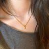 Elegant S925 Sterling Silver Water Drop Necklace - Women's Luxury Niche Design Choker with a Simple, Trendy Style.