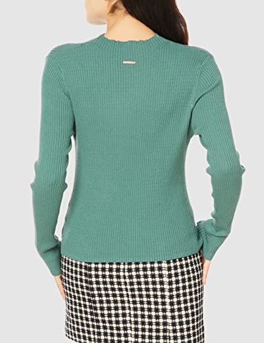 Jill by Jill Stuart Women's Color Turtleneck Sweater, Green, FR