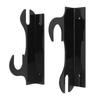 2 Pcs Samurai Knife Holder Wall Mounted Samurai Sword Holder Sword Wall Display Rack Black