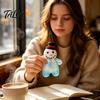 Safe TPR Squeeze Toys Christmas Santa Snowman Stress Ball, Slow Rising Soft Stretchy for Fidget Toy Anxiety Relief, Cute Holiday Decompression Gift
