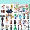 Colorful Christmas Themed Building Blocks Doll Set Perfect For Holiday Celebrations And Festive Decor