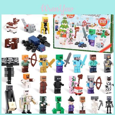 Colorful Christmas Themed Building Blocks Doll Set Perfect For Holiday Celebrations And Festive Decor