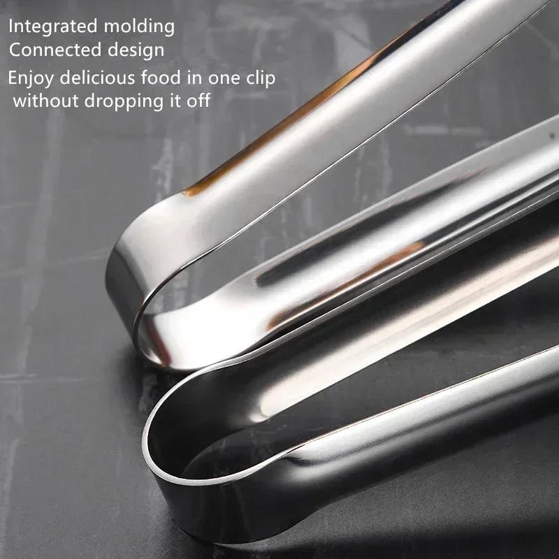 1pc Professional Steak Tongs Heat-Resistant and Easy-Clean Steak Tongs,Salad and BBQ Dishwasher