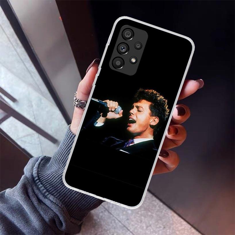 L-Luis M-Miguel Singer Phone Case For Samsung Galaxy A52 A51 A50S A32 A22 A12 A02S A72 A71 A31 A70 A30S Note 20 Ultra 10 Plus S1