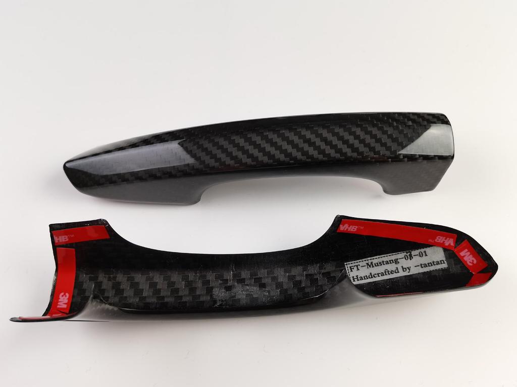 Tantan Real Carbon Fiber Exterior Handle Shell for Ford Mustang