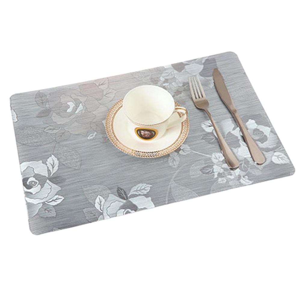 Christmas Flower Pad Table Placemat Non-slip Mats Dinner Party Wedding Decor