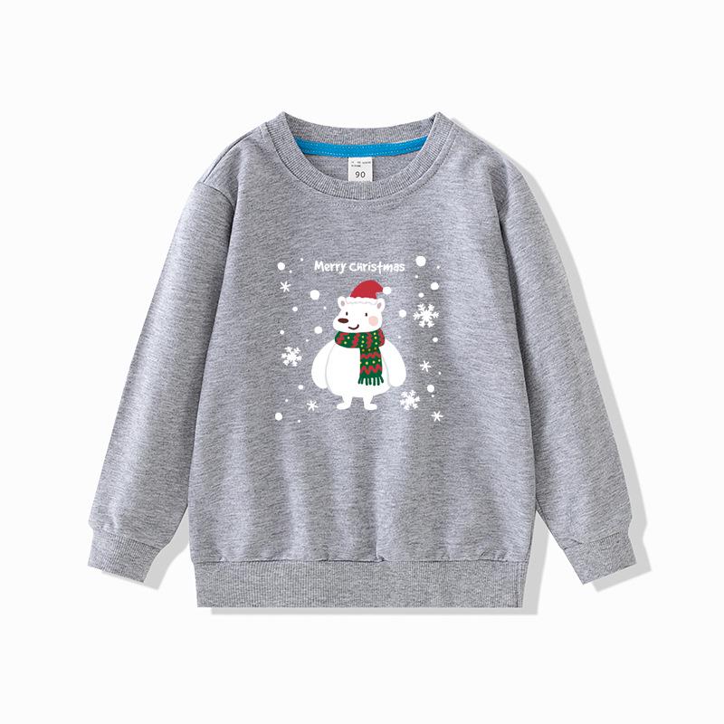 2023 Children's Spring Pullover: Little Snowman Christmas Hoodie and Base Layer Shirt