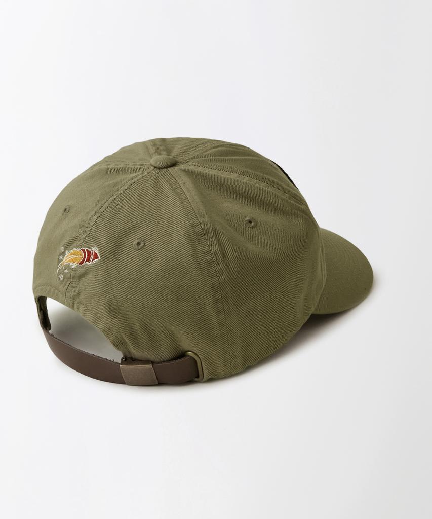 OUTSTANDING [Looney Tunes] Cotton Ball Cap(Wile E. Coyote)_Olive