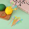 20Pcs/Set Cute Animal Food Toothpicks Mini Cartoon Toothpicks Bento Fruit Forks Lunch Box Toothpick Bento Lunch Decoration