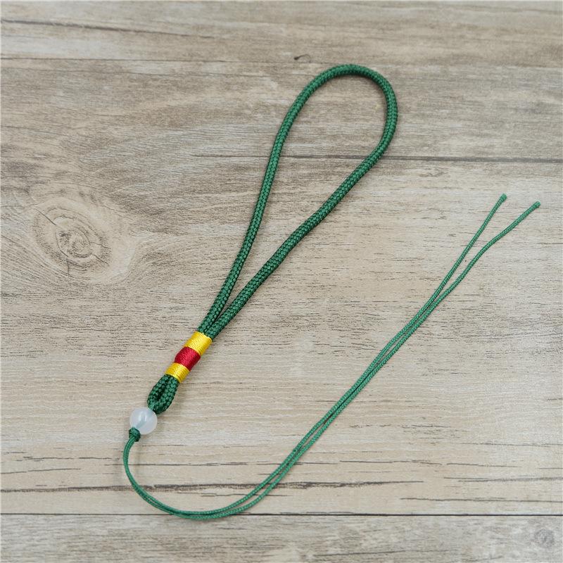 

3-миллиметровая веревка для игрушек, шнур для подвески, шнур для ювелирных изделий, веревка для рукоятки нефритовой подвески Bodhi, импортная проволочная веревка Type B handle rope темно-зеленого