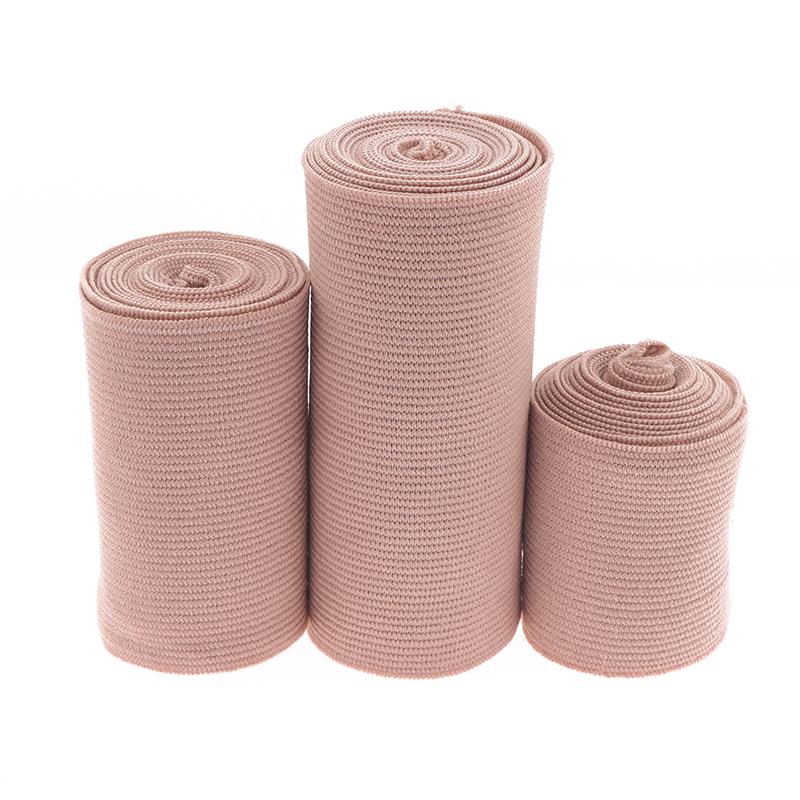 1 Roll Compression Bandage Wrap With Clips Sports Bandages Tape For Ankle Wrist Arm Leg Sprains First Aid Bandages Measure
