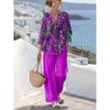 New European and American style sleeveless digital printing wide-leg pants set women's summer casual fashion two-piece set trendy