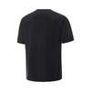 Li-Ning Comfortable Simple Letter Print Casual Quick-Dry Round Neck Short Sleeve T-Shirt Men Tops Black ATSV027-2