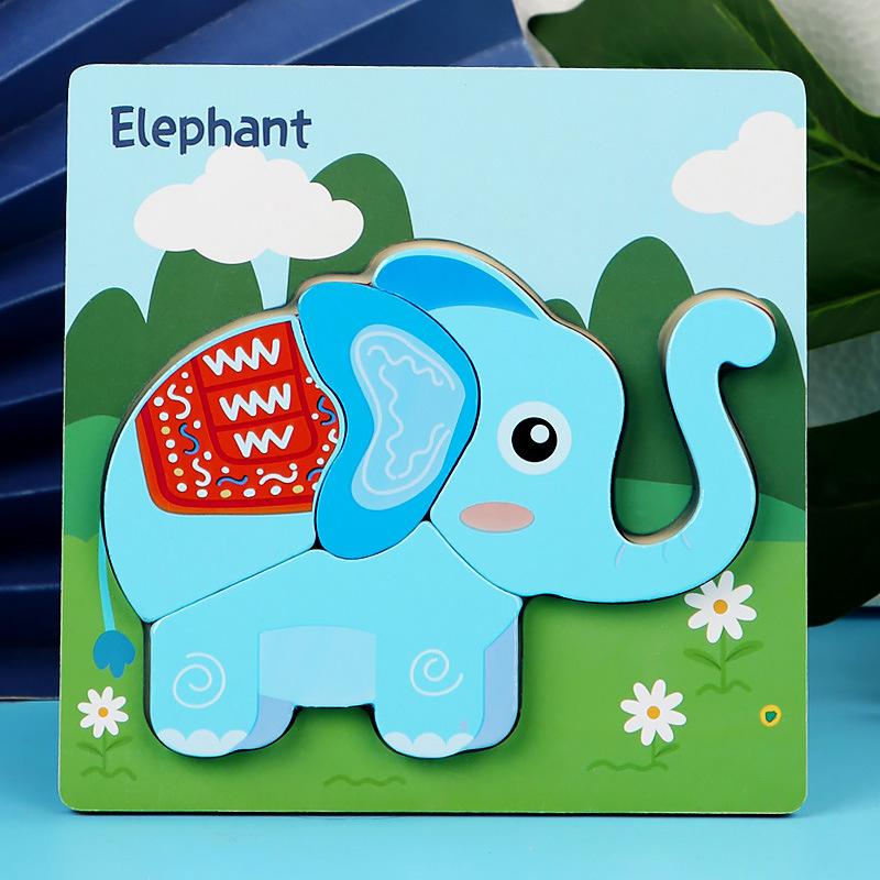 Kindergarten Children'S Building Block Quality 3D Baby Early Education Enlightenment Educational Boys And Girls Three-Dimensional Puzzle Set Toys