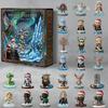 Christmas Mythic Yuletide Advent Calendar Cartoon Figurine 24 Days Xmas Countdown Calendar Home Office Bookshelf Desktop Ornament Holiday Gift
