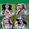 Childrens Summer Bucket Hat With Large Brim And Sunshade For Outdoor Protection