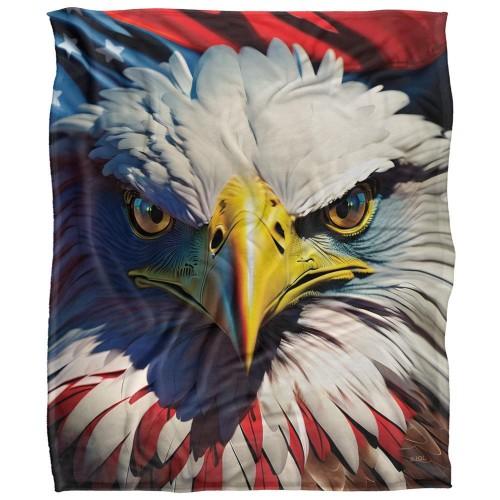 JQ Licensing James Piazza Silky Eagle Supersoft Blanket
