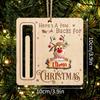 Wooden Christmas Money Holder Ornament Cash Gift Card Holder Hanging Decor Xmas Tree Pendant 2027 New Year Home Decor