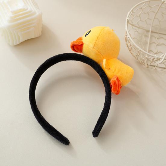 Cartoon Little Yellow Duck Hair Hoop Funny Animal Decor Kids Headband Girl Hair Clip Children Gift