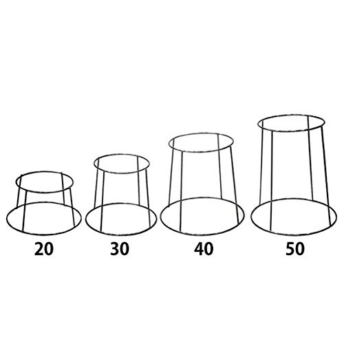 Iris Ohyama Planter Stand Ball Planter Stand Extra Thick 30 Black