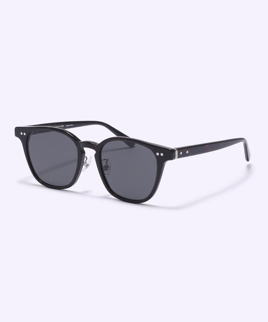 Alloaiweeo [Silverbite] Sbs1601 1818G Acetate Square Tortoise Sunglasses