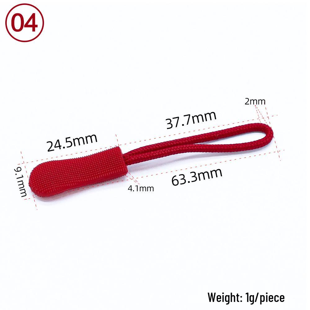 Eco-friendly TPU Caterpillar Zipper Head Pull Cord
