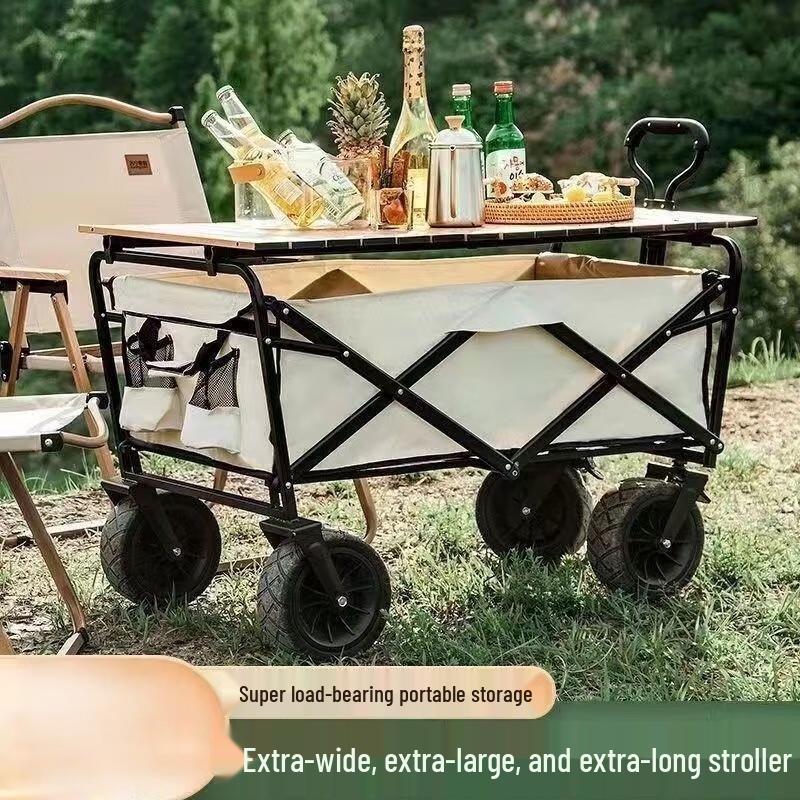 Heavy-Duty Folding Outdoor Camping Wagon