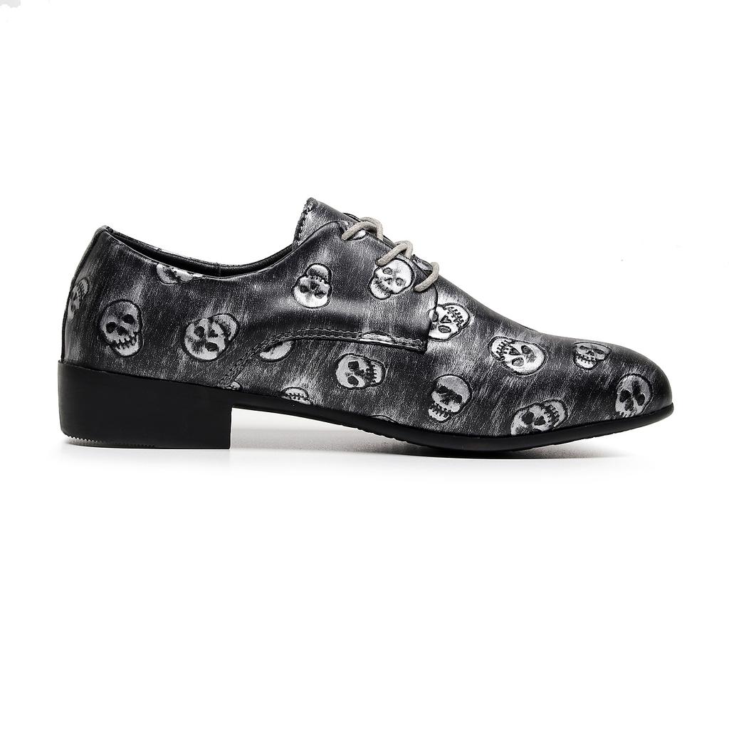 Große Größe 48 49 50 Herren Schnürschuhe aus bedrucktem Leder Trendy Casual Oxfords Stilvolle Kunstleder Partykleid Täglich Büro