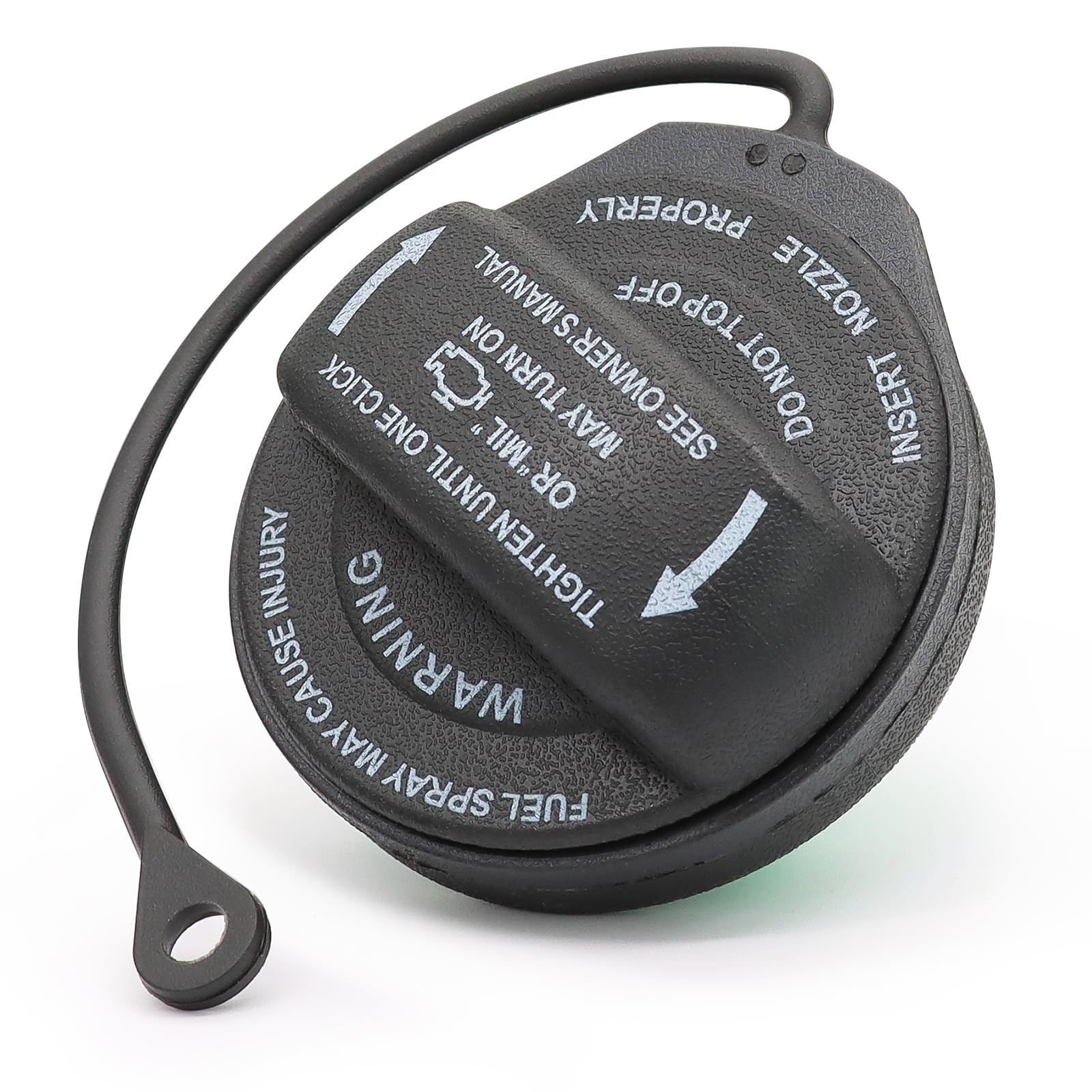 Замена крышки бензобака, совместимая с Volkswagen - 3C0-201-550-N CC, Eos, Passat, Tiguan, Limited; 3C8-201-550-E чёрный