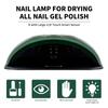 Lampe Séchoir à Ongles UV LED Professionnelle 69LEDs pour Séchage de Tous les Vernis Gel pour Ongles Lampe à Ongles à Capteur Infrarouge pour Manucure Outil de Salon