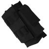 Molle Radio Pouch Mini Radio Holder Bag Waterproof Walkie Talkie Holster with Side PocketsBlack