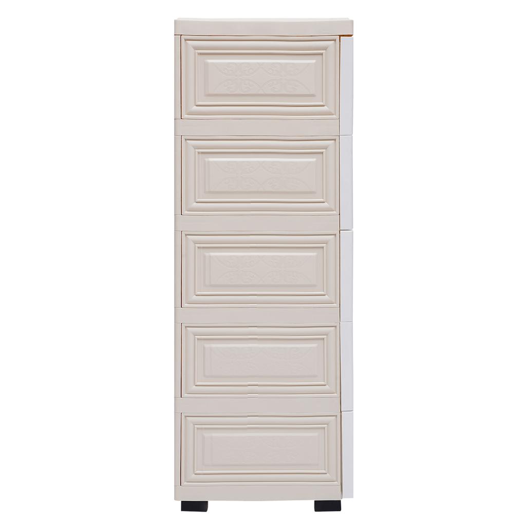 Plastic Drawers Dresser,Storage Cabinet with 6 Drawers,Closet Drawers Tall Dresser Organizer for Clothes,Playroom,Bedroom