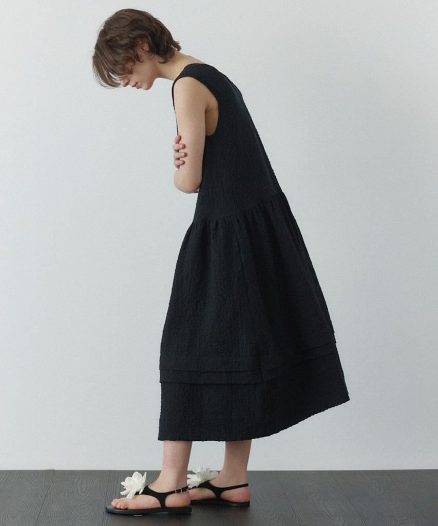 Okuka Cloud Summer Dress - Black