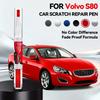 Bilfärg Reparationspenna För 1998-2016 VOLVO S80 Färgskrap Reparations Tillbehör Blå 705 Silver 711 Svart 452 Vit 614 Röd