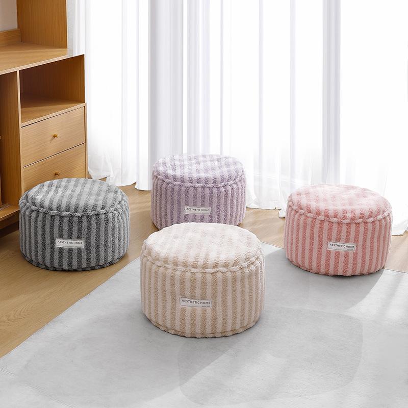 Japanese Style Pouf Futon Cover Unstuffed Ottoman Cover Yoga Meditation Cushion Cover Floor Mat Homestay Bay Window Tatami