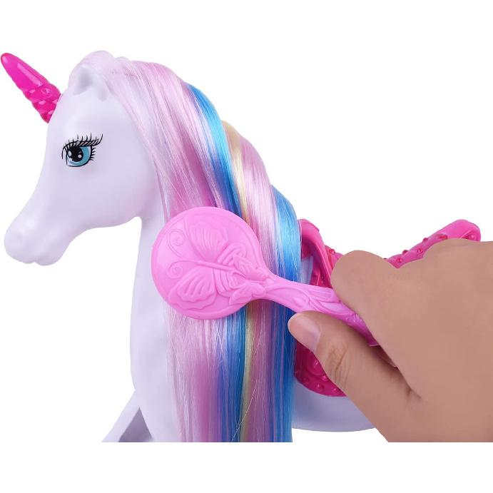 Magic Light Unicorn & Princess Doll, Unicorn Toys for Girls 3+, Gifts for Christmas Birthday for Kids Girls Aged 3 4 5 6 7 8