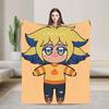 Trickcal Chibi Go Chibi sabo Warm Soft Blanket Kids Adult Plush Bedding Throws Fluffy Bedroom Flannel Bedspread Sofa Bed Cover