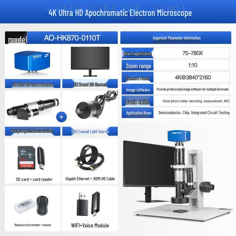 AOSVI 4K Industrial Electronic Microscope