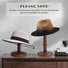 CHADWICK Hat Bronze Medium Size Vintage Hat Hat Hat Stand Stand, Wooden, Color, (Height 21cm, 161621cm), Style, Rack, Hanger,