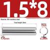 304 Stainless Steel Slotted Spring Pin, Cylindrical Shaft Pin, Locating and Hollow Pin (M5-M12)