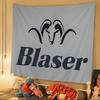 Blaser Logo Tapestry Art Printing Japanese Wall Tapestry Anime Wall Hanging Home Decor