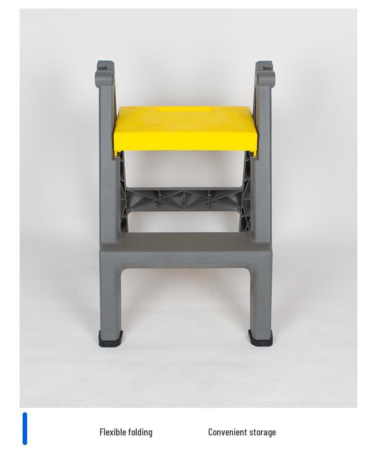 Two-Step Car Wash & Beauty Stool - High/Low Footstool, Thick Plastic, Multi-Purpose Ladder for Home