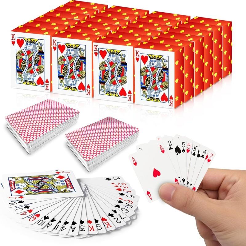 Mini Playing Cards Party Spoof Fun Smal Playing Cards Miniature Poker Cards Mini Poker Game for Teen Adults Novelty Party Gift