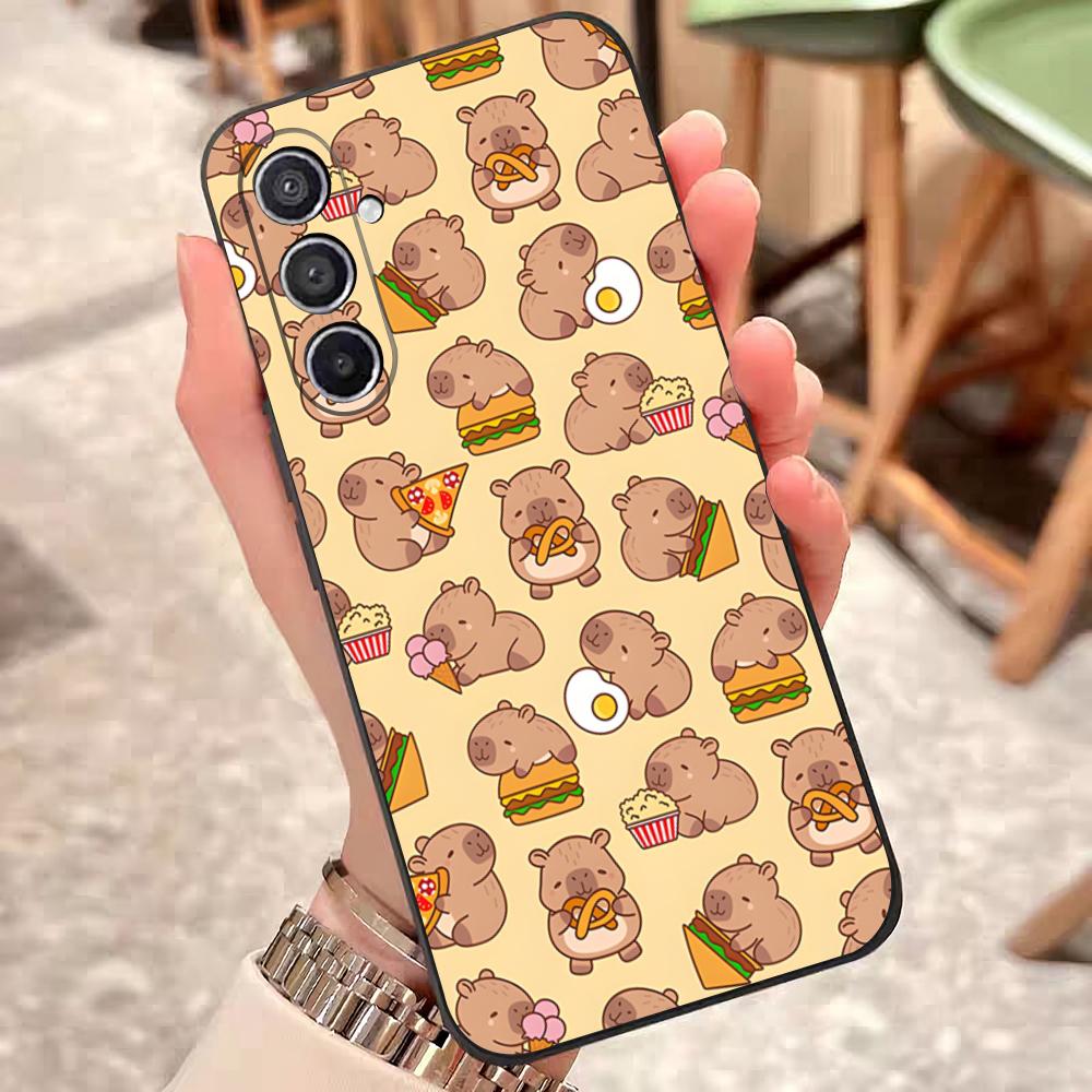 Funny Capybara Phone Case For Samsung S26 S25 Edge S24 S23 S22 S21 S20 Ultra Plus Fe Galaxy Silicon Cover