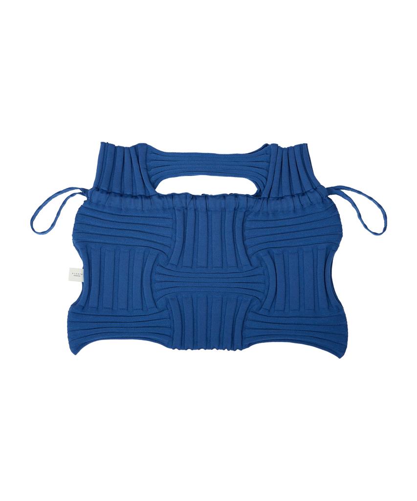 Pleatsmama Big Bow Bag Blue