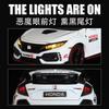 1:32 Honda Civic Type-R Super Modified Sport Car Acura NSX NA1 Racing Sport Couple Alloy Metal Diecast Model Car Miniature Gifts