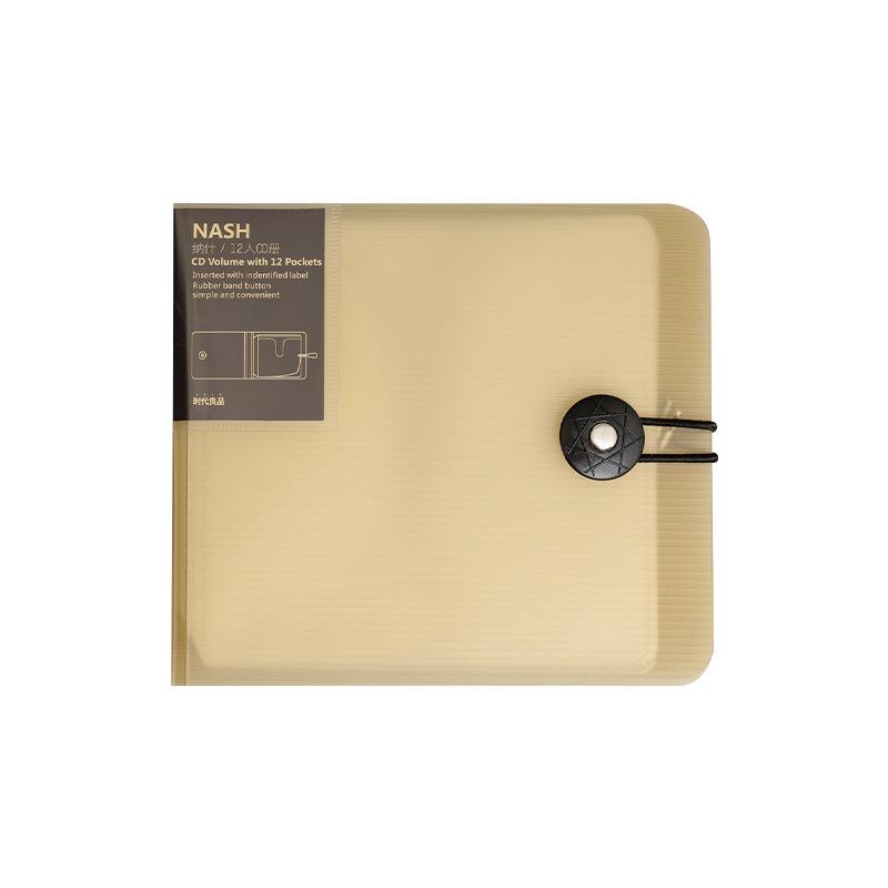 Simple DVD Disc Case Home CD Bag Storage Book 12 CD Plastic Storage Box Car Portable