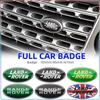 1 szt. Samochodowa przednia atrapa chłodnicy Emblemat Odznaka Naklejka dla Freelander Discovery 2 Range Rover Velar Sport Wodoodporna Naklejka z Logo Akcesoria
